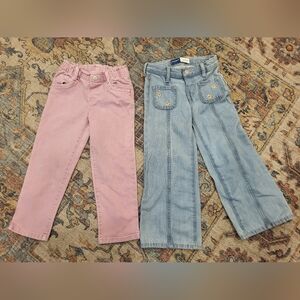 2 Pairs Of Jeans Size 4T